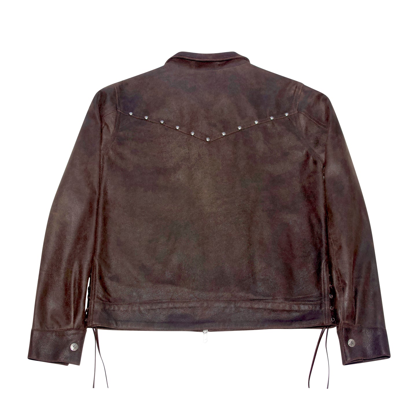 STONED & STUDDED SUEDE JACKET