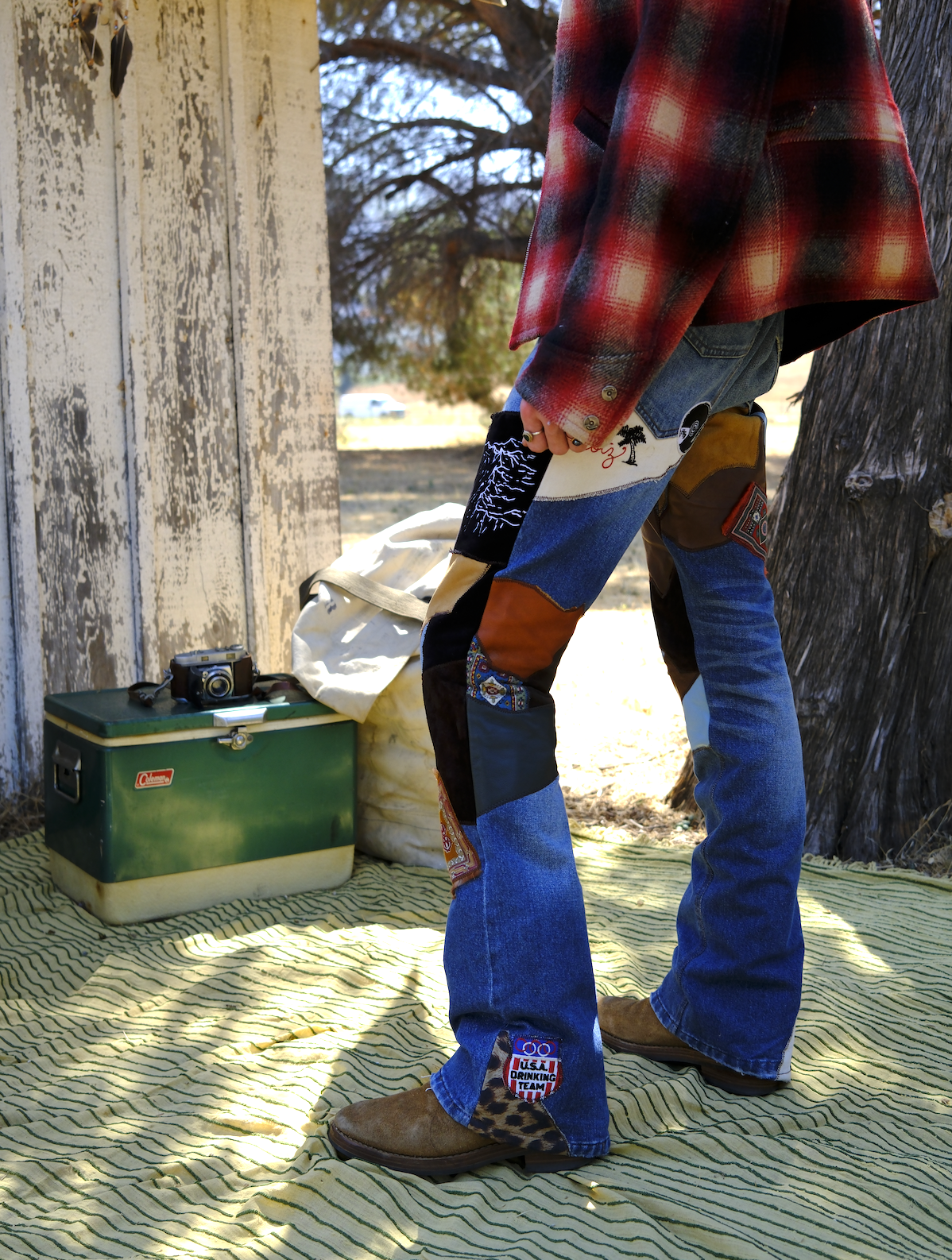 LENNON PATCHWORK DENIM