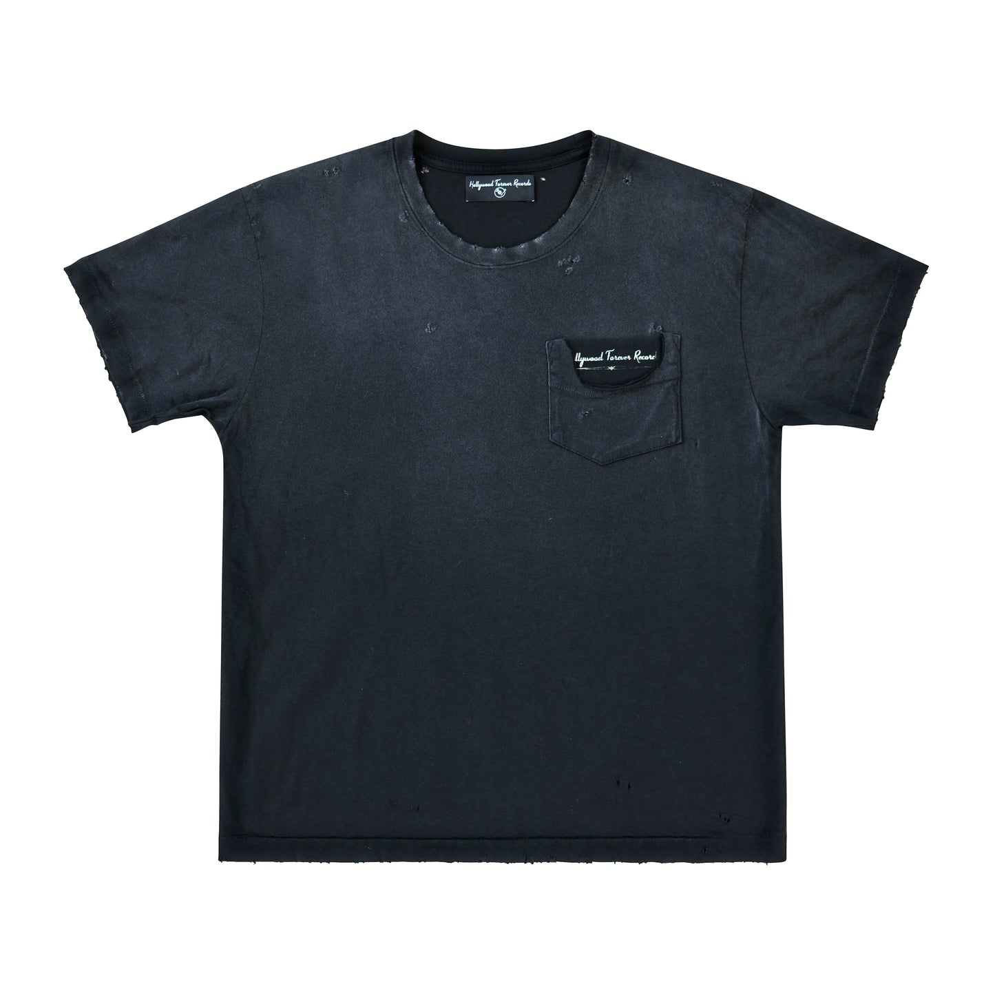 SCRIPT POCKET T-SHIRT BLACK