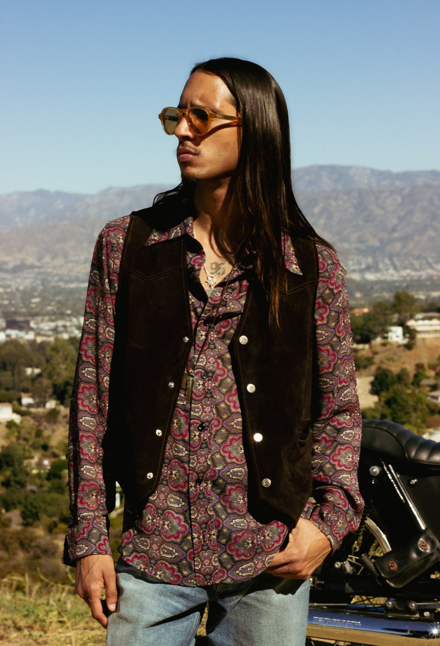 Paisley Western Button Up