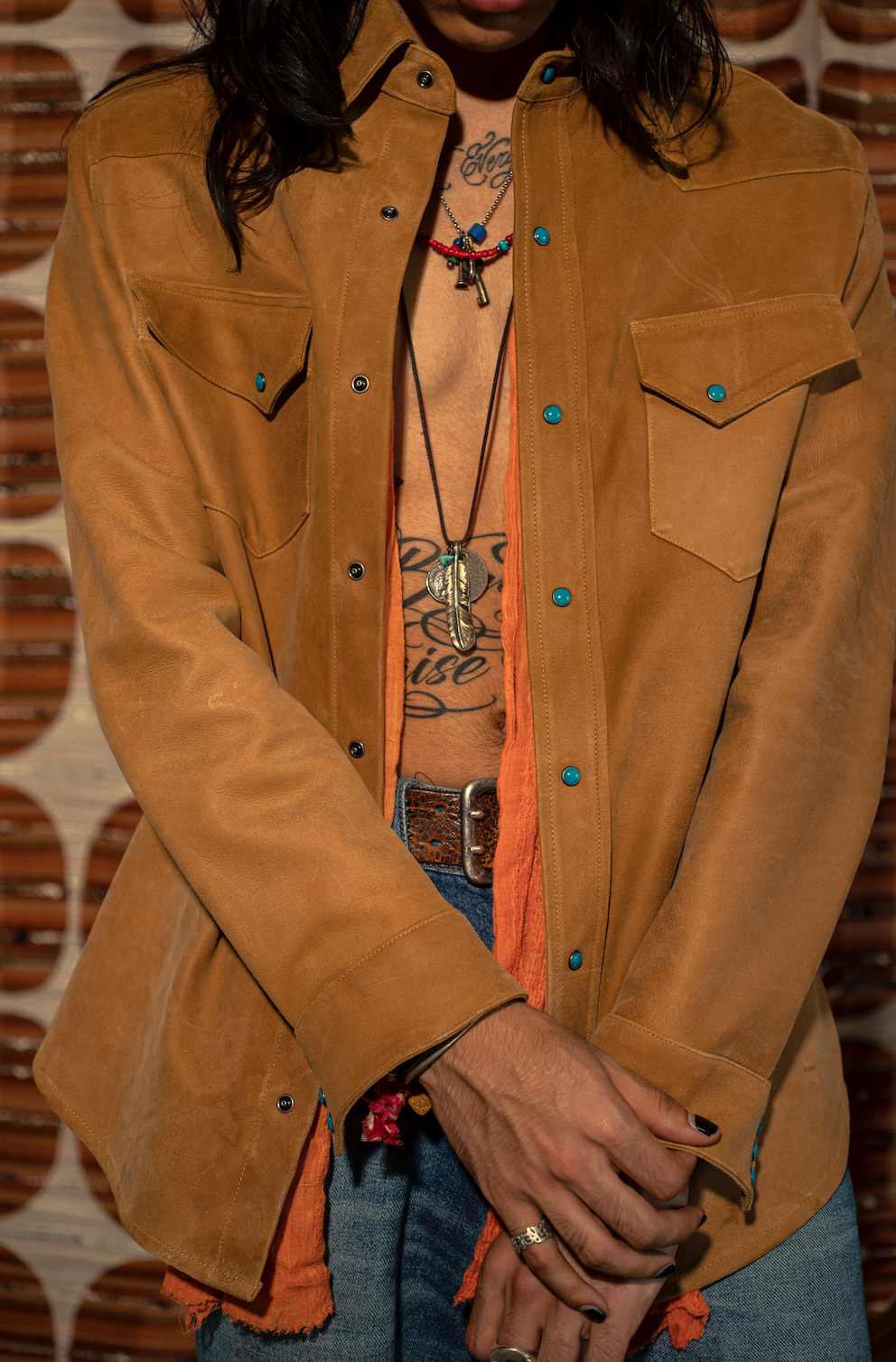 Suede Western Shirt | Rugged, Stylish, and Comfortable