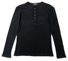 Load image into Gallery viewer, WESTERN THERMAL HENLEY - BLACK
