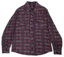 Load image into Gallery viewer, PAISLEY WESTERN BUTTON UP
