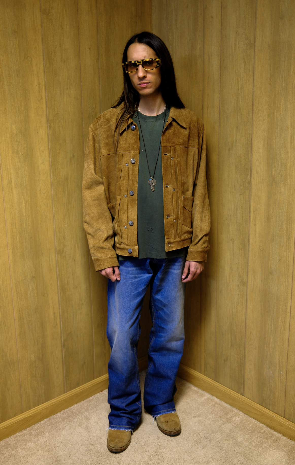 SUEDE LENNON JACKET