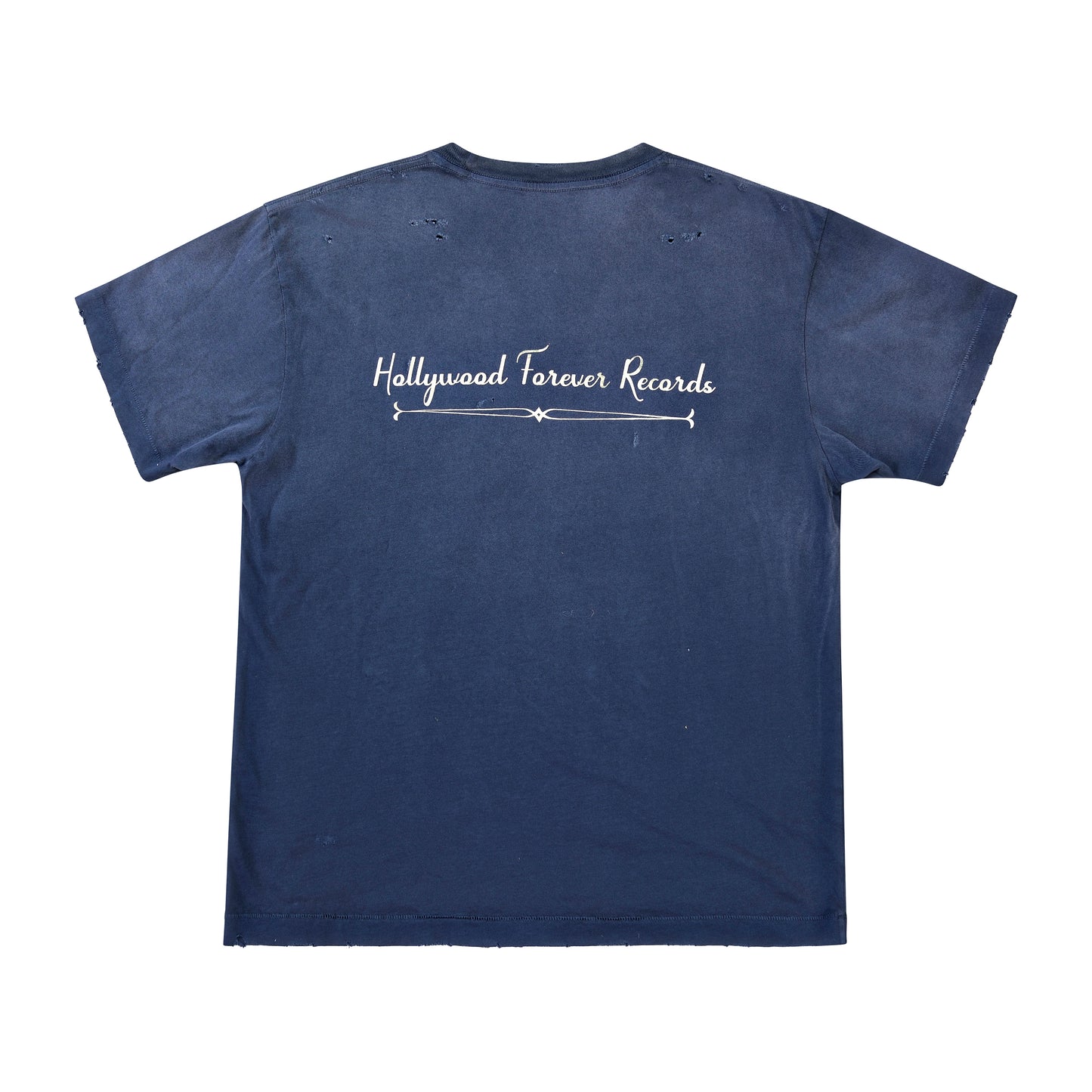 SCRIPT POCKET T-SHIRT BLUE