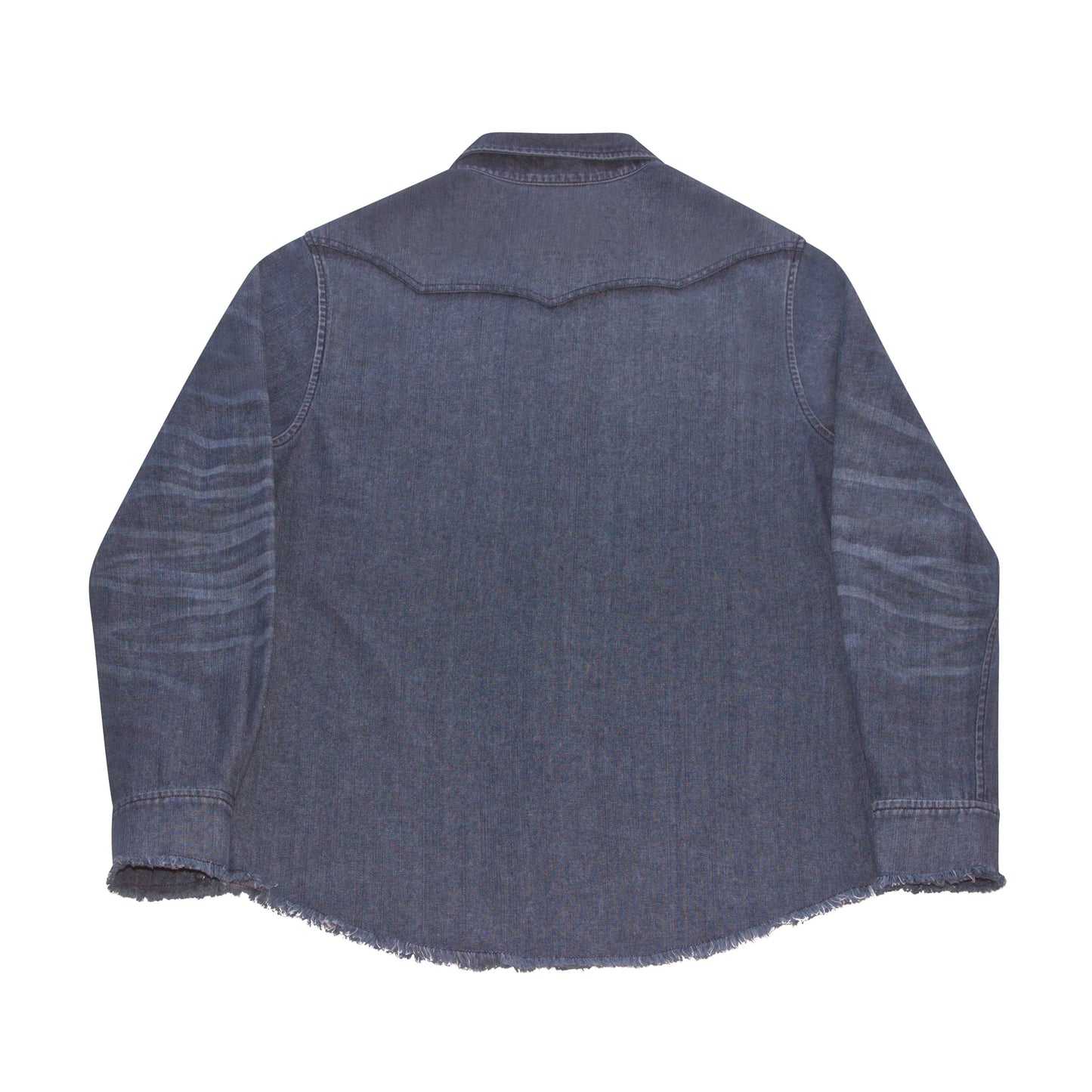 WESTERN DENIM TURQUOISE SHIRT