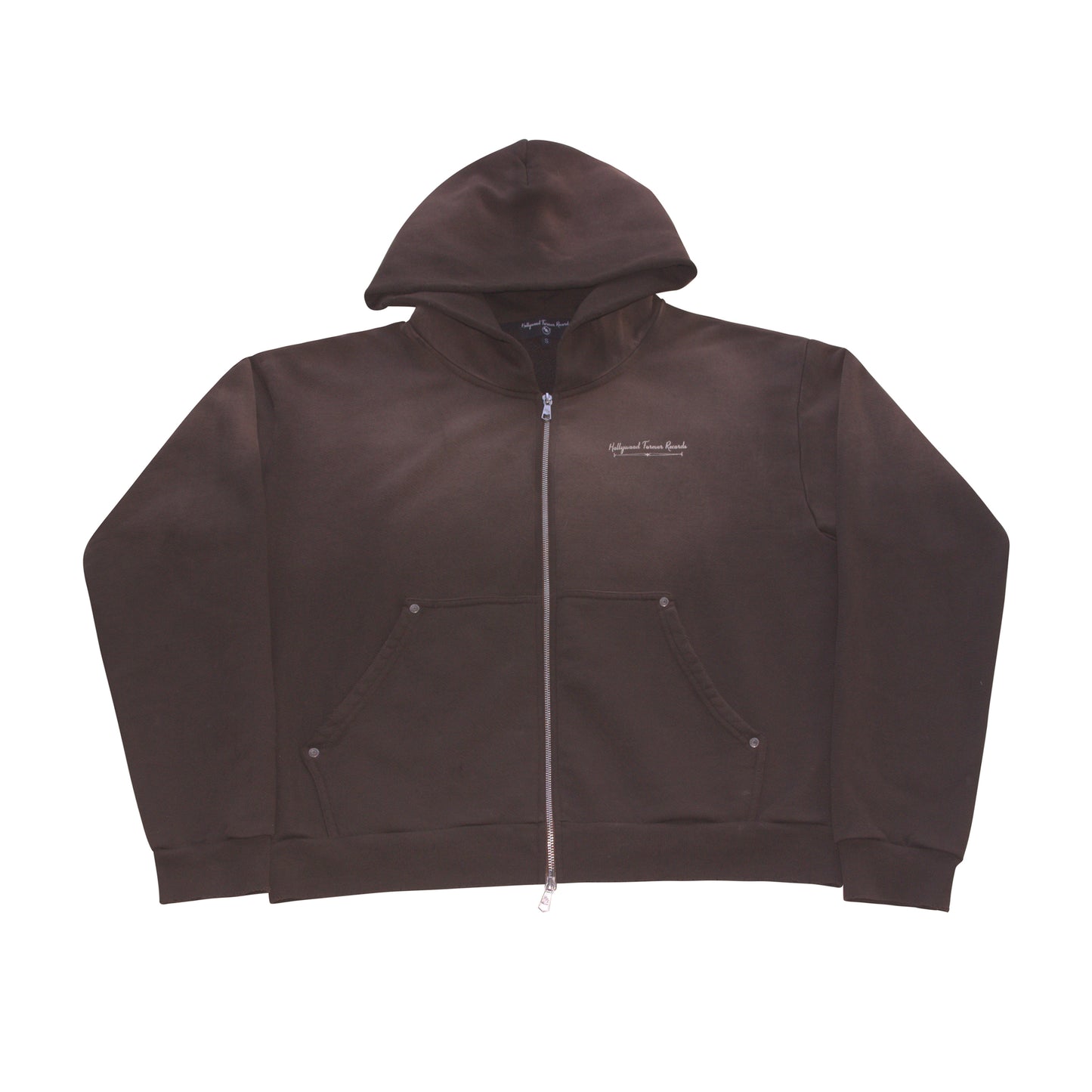 SCRIPT ZIP-UP HOODIE