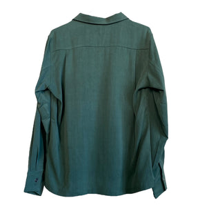Camp Collar Long Sleeve Button Up Shirt