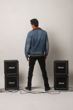 Load image into Gallery viewer, Western Denim Suede Collar Jacket

